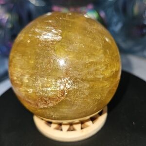 Golden Mica Sphere